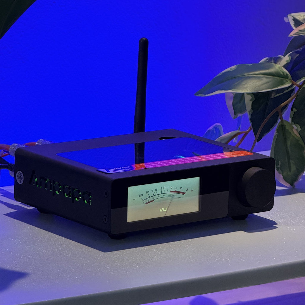 Ampapa D1, amplificador Bluetooth TPA3255 con VU meter digital