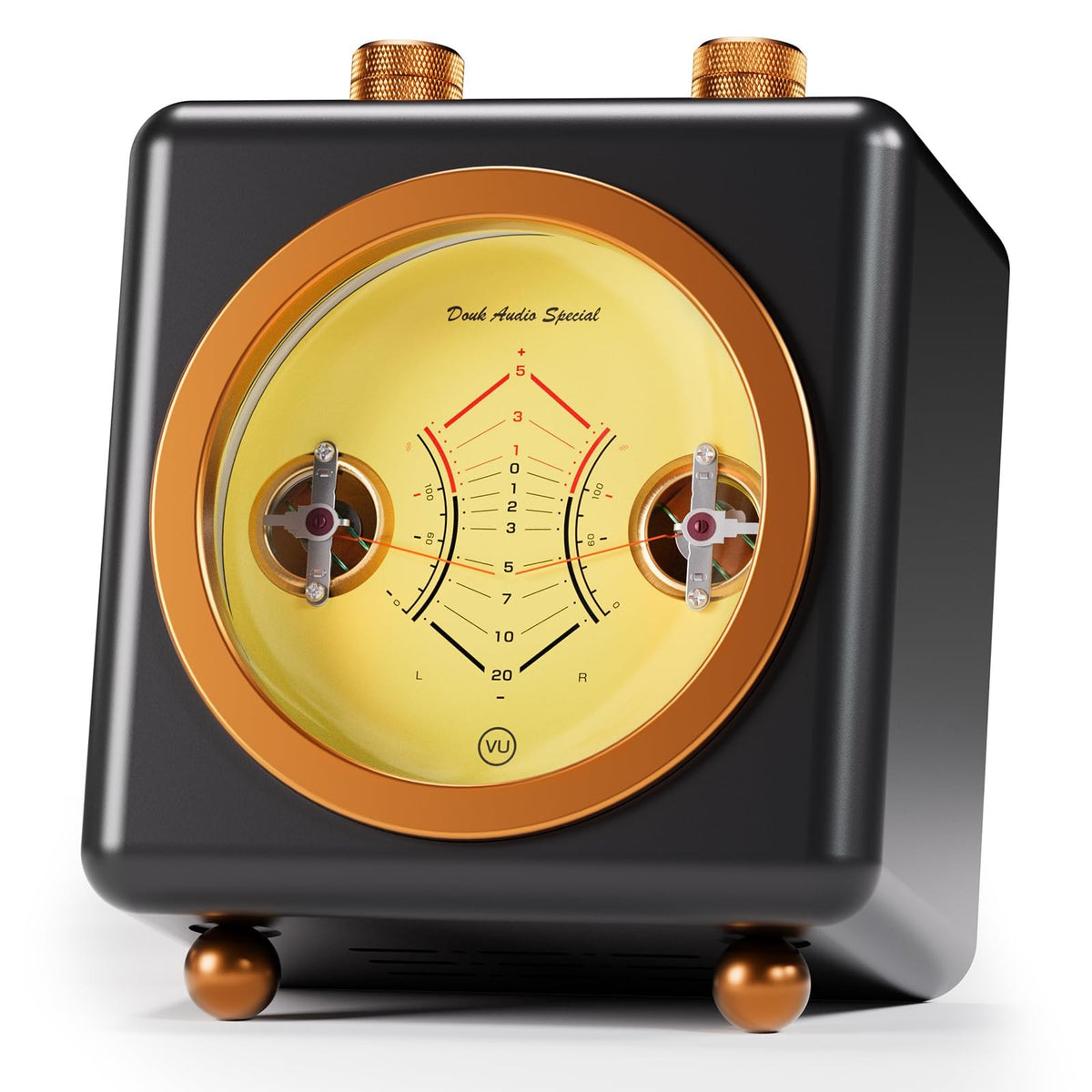 Douk Audio VU360, VU meter analógico de doble aguja con estilo retro