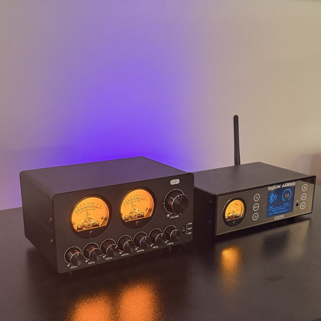 Ecualizador EQ7 junto al DAC C100 PRO en un sistema Hi-Fi