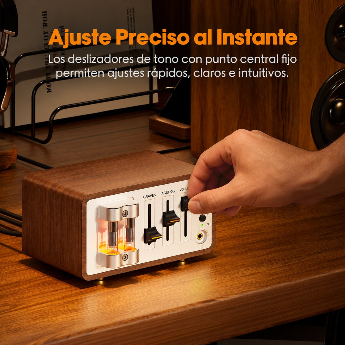 Ajuste de tono del T12 con deslizadores de punto central fijo
